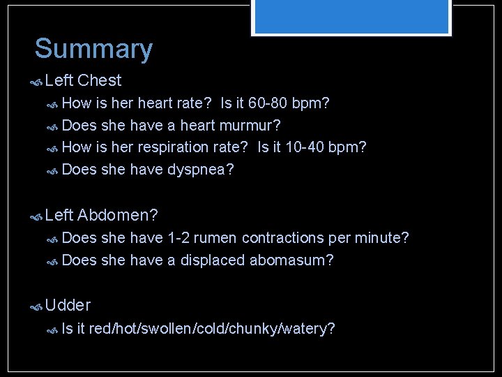 Summary Left Chest How is her heart rate? Is it 60 -80 bpm? Does Summary Left Chest How is her heart rate? Is it 60 -80 bpm? Does