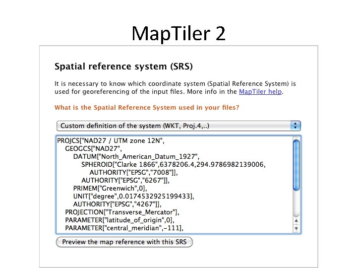 Map. Tiler 2 