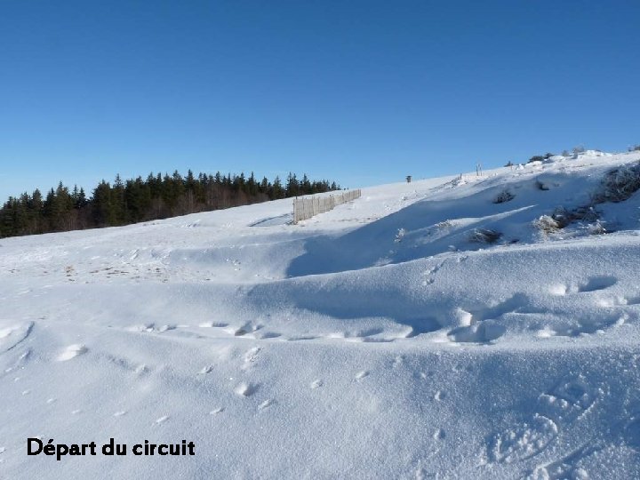 Départ du circuit 