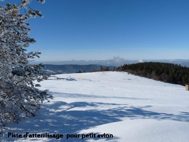 Piste d’atterrissage pour petit avion 