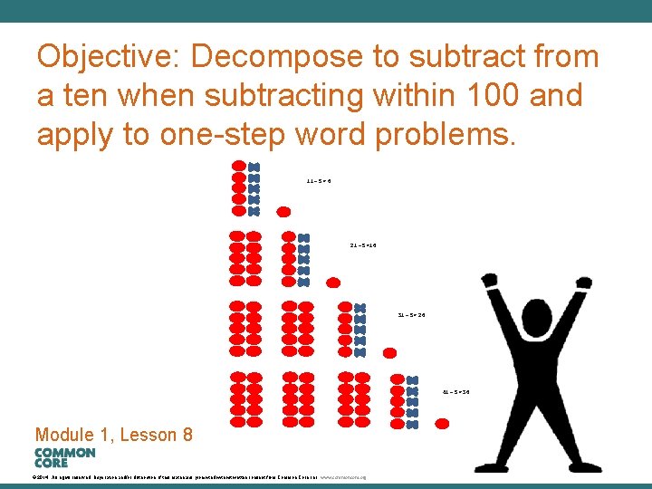 A Story of Units Objective: Decompose to subtract from a ten when subtracting within