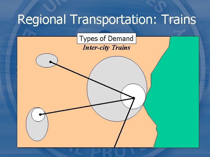 Regional Transportation: Trains Types of Demand Inter-city Trains 