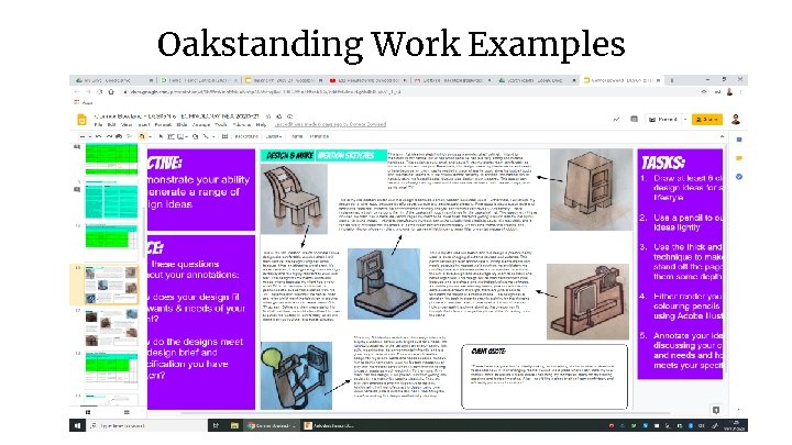 Oakstanding Work Examples 