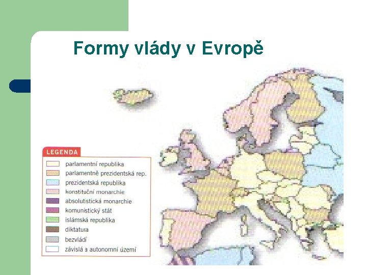 Formy vlády v Evropě 