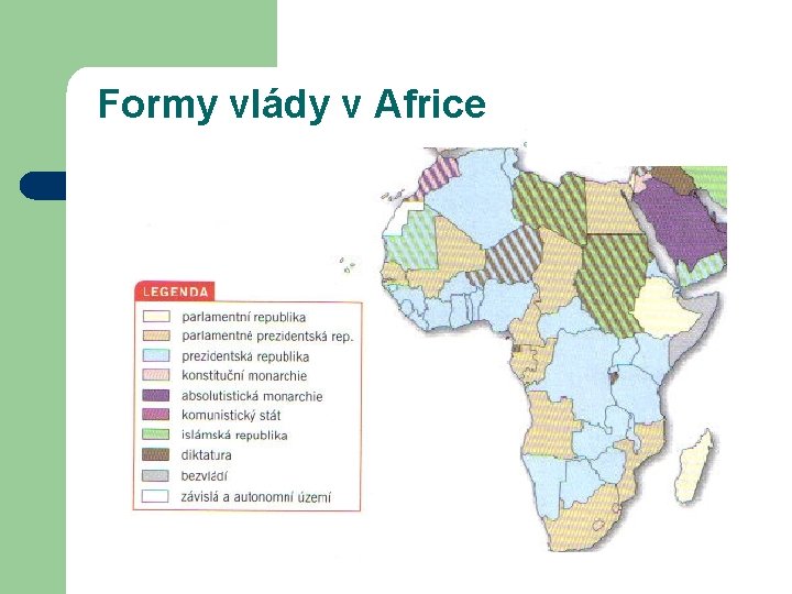 Formy vlády v Africe 