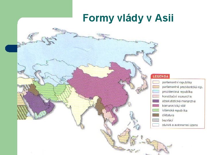 Formy vlády v Asii 