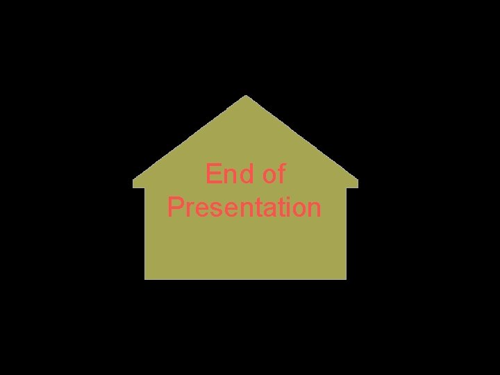 End of Presentation 