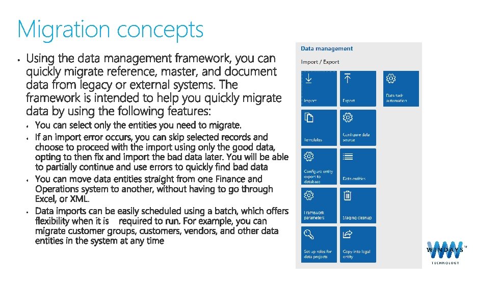 Migration concepts 