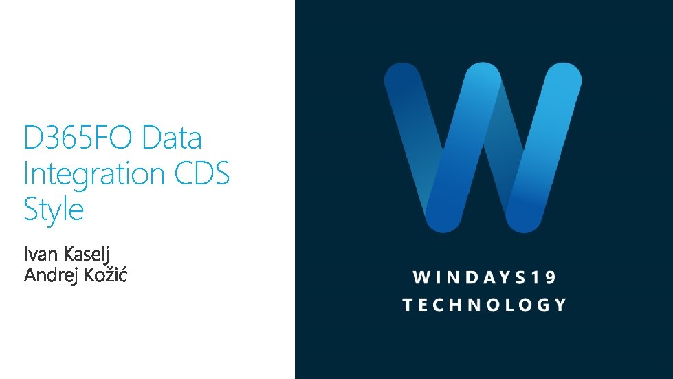 D 365 FO Data Integration CDS Style 
