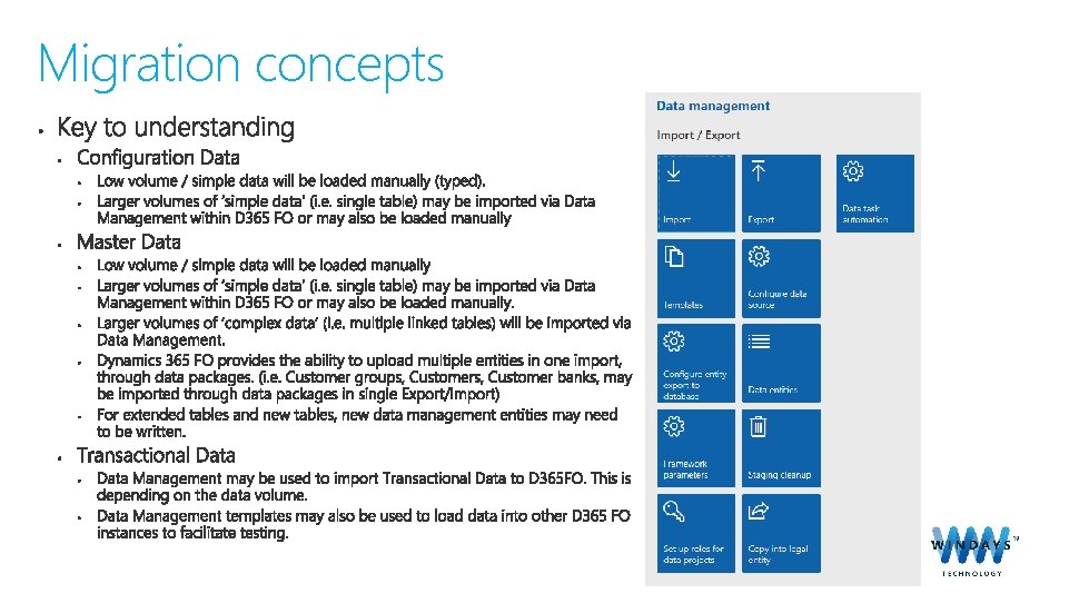 Migration concepts 