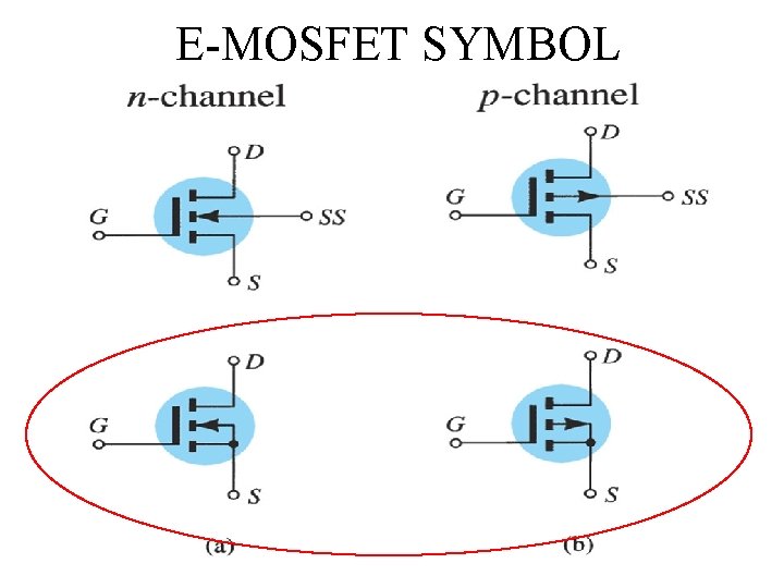 E-MOSFET SYMBOL 