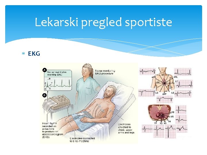 Lekarski pregled sportiste EKG 