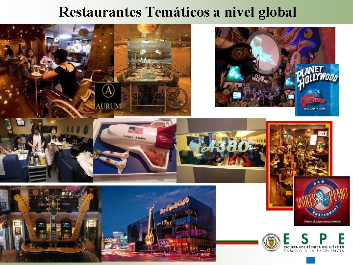 Restaurantes Temáticos a nivel global 