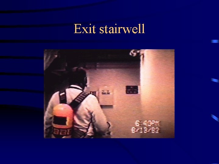 Exit stairwell 
