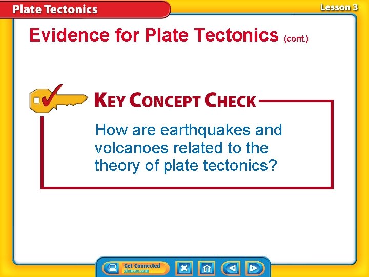 Evidence for Plate Tectonics (cont. ) How are earthquakes and volcanoes related to theory