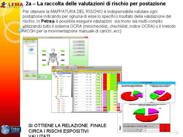 2 a – La raccolta delle valutazioni di rischio per postazione Per ottenere la 2 a – La raccolta delle valutazioni di rischio per postazione Per ottenere la