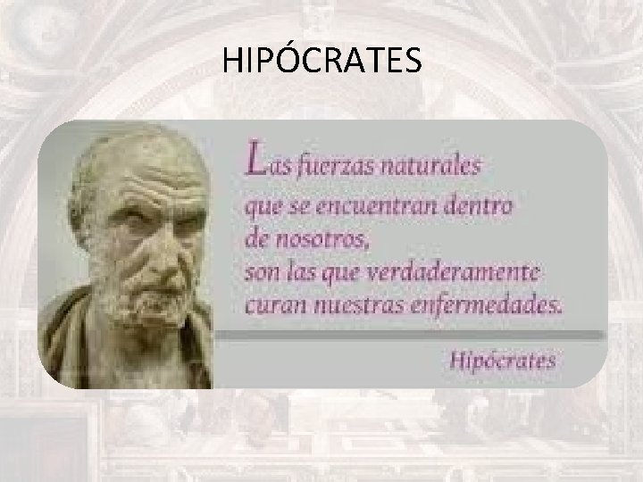 HIPÓCRATES HIPÓCRATES