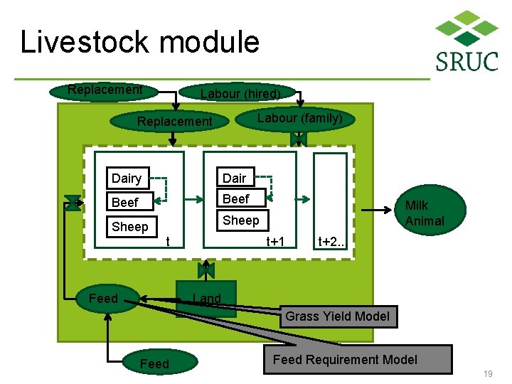 Livestock module Replacement Labour (hired) Labour (family) Replacement Beef Dair y. Beef Sheep Dairy