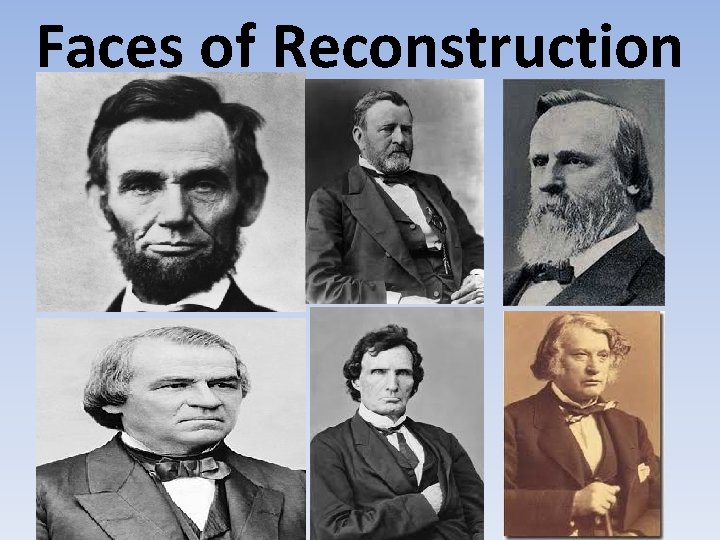 Faces of Reconstruction 