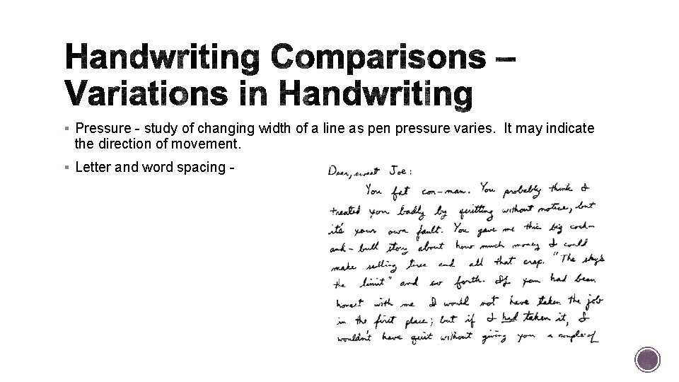 § Pressure - study of changing width of a line as pen pressure varies. § Pressure - study of changing width of a line as pen pressure varies.