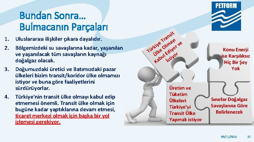 Bundan Sonra… Bulmacanın Parçaları 1. Uluslararası ilişkiler çıkara dayalıdır. 2. Bölgemizdeki su savaşlarına kadar, Bundan Sonra… Bulmacanın Parçaları 1. Uluslararası ilişkiler çıkara dayalıdır. 2. Bölgemizdeki su savaşlarına kadar,