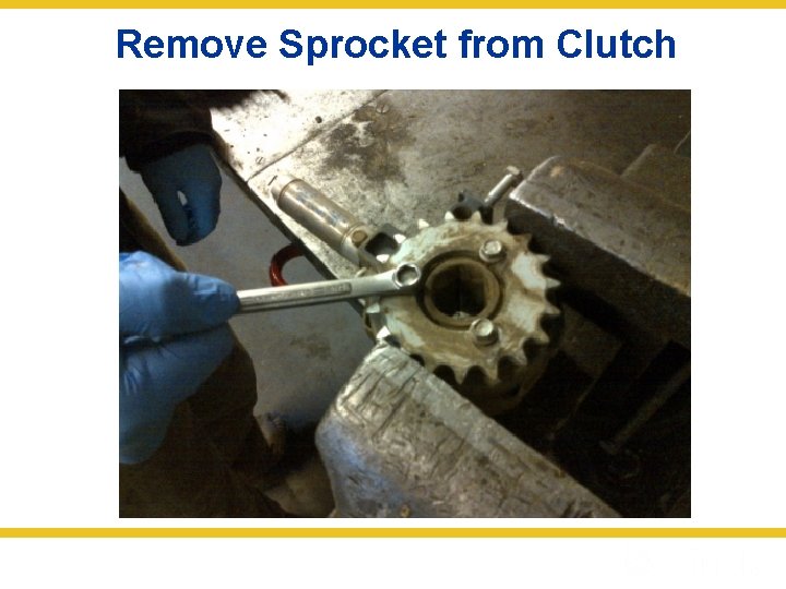 Remove Sprocket from Clutch 