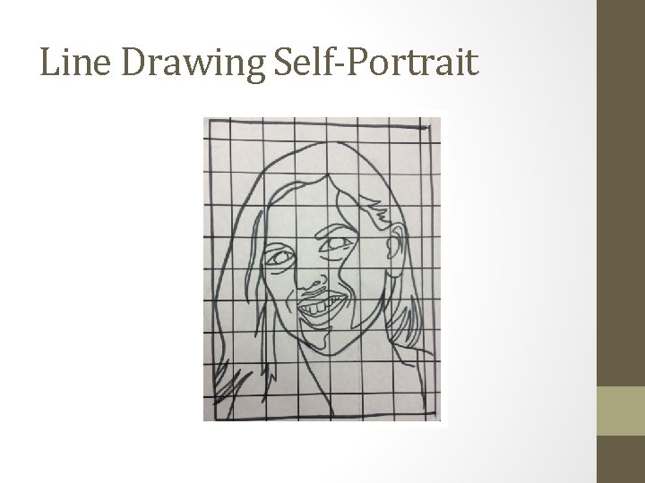 Line Drawing Self-Portrait 