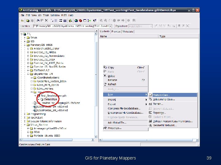 GIS for Planetary Mappers 39 GIS for Planetary Mappers 39