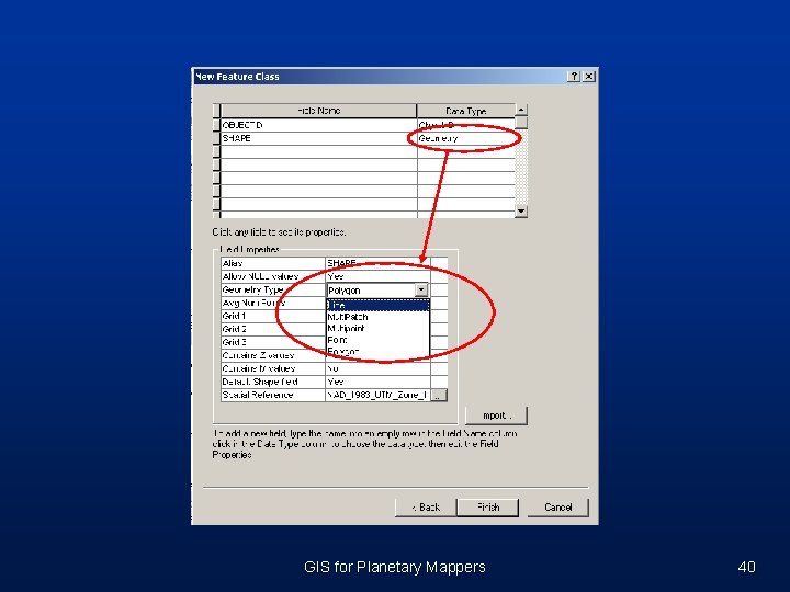 GIS for Planetary Mappers 40 GIS for Planetary Mappers 40