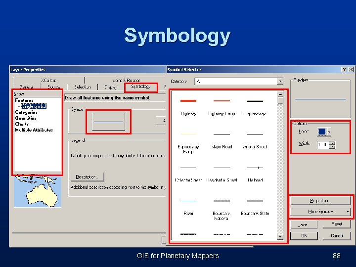 Symbology GIS for Planetary Mappers 88 Symbology GIS for Planetary Mappers 88