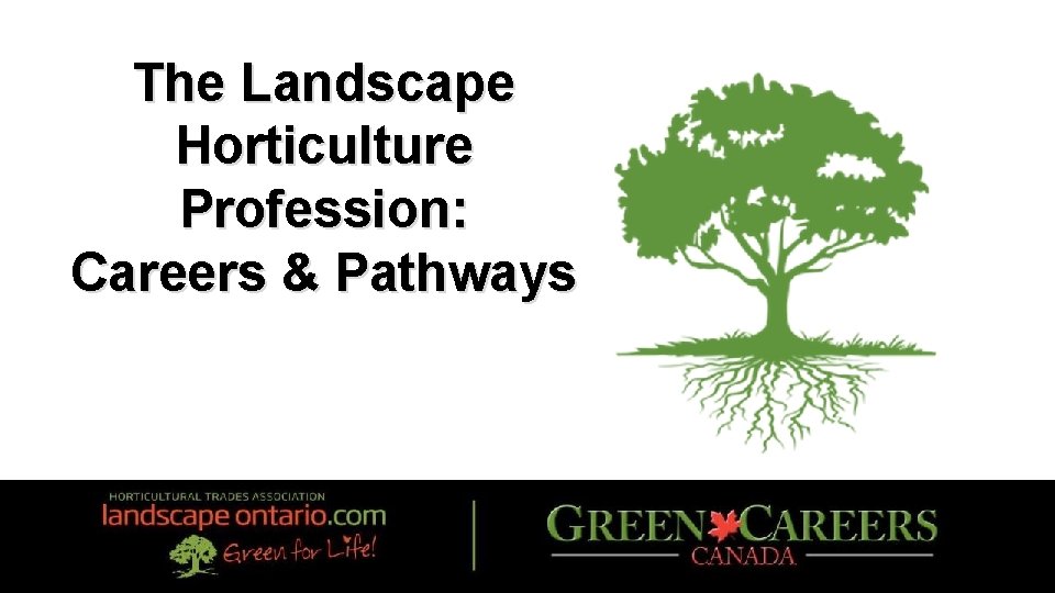 The Landscape Horticulture Profession: Careers & Pathways 
