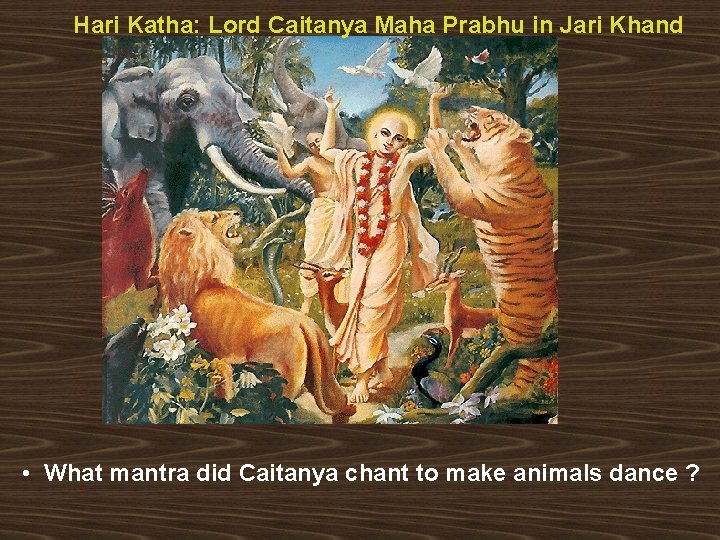 Hari Katha: Lord Caitanya Maha Prabhu in Jari Khand • What mantra did Caitanya
