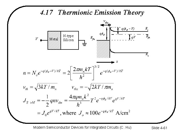 Chapter 4 Pn And Metalsemiconductor Junctions 4 1