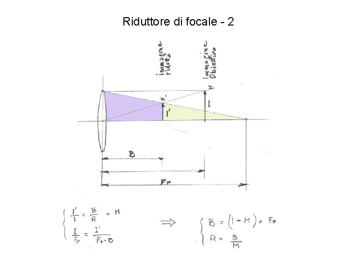 Riduttore di focale - 2 