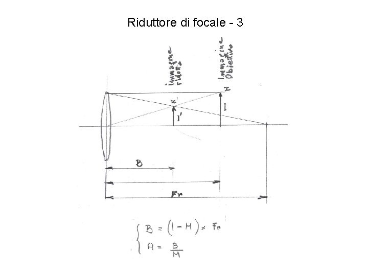 Riduttore di focale - 3 