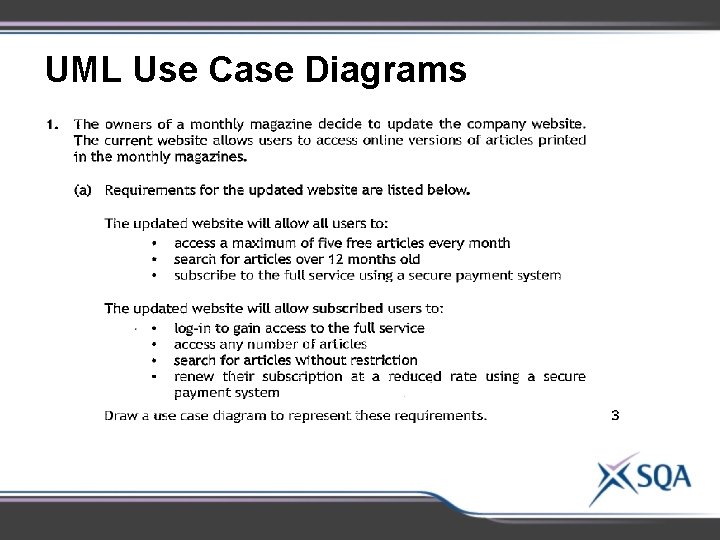 UML Use Case Diagrams 
