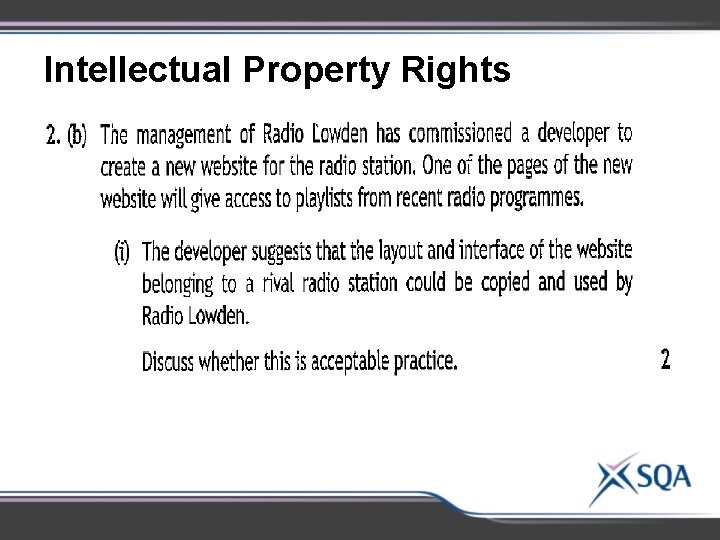 Intellectual Property Rights 