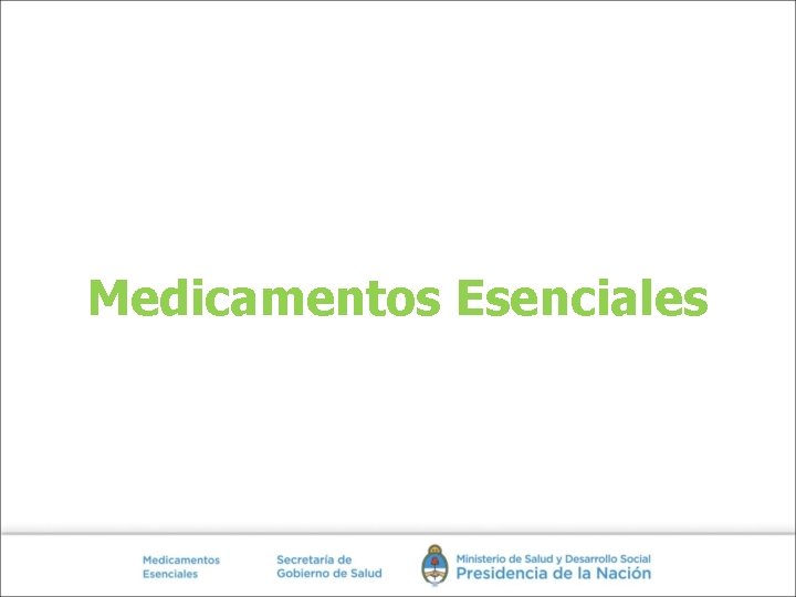 Medicamentos Esenciales 