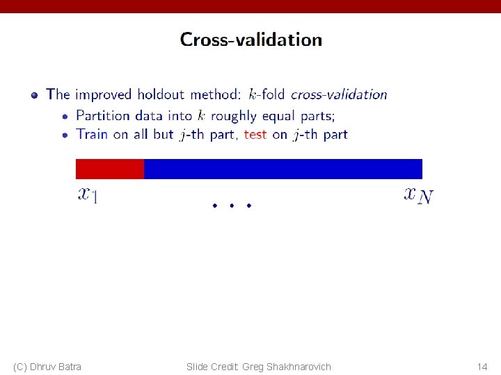 (C) Dhruv Batra Slide Credit: Greg Shakhnarovich 14 