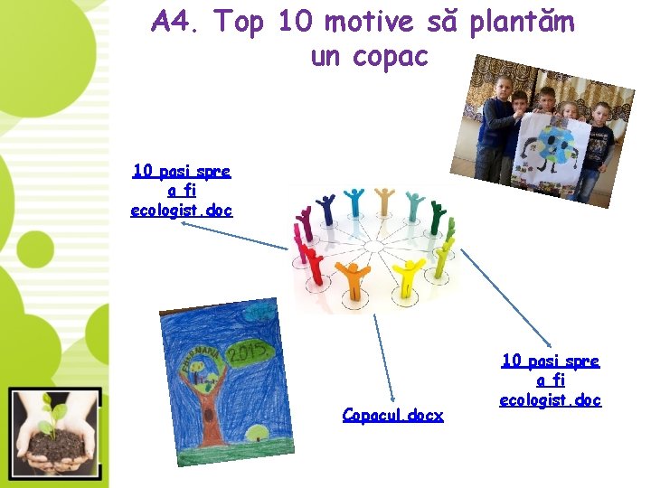 A 4. Top 10 motive să plantăm un copac 10 pasi spre a fi