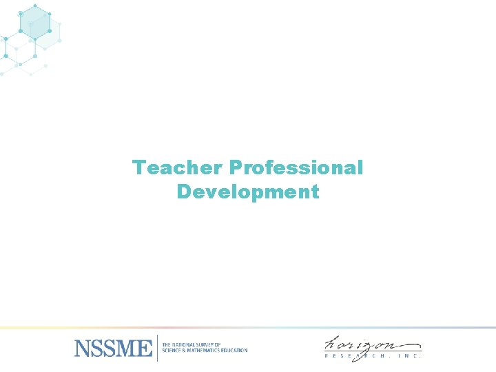 Teacher Professional Development 