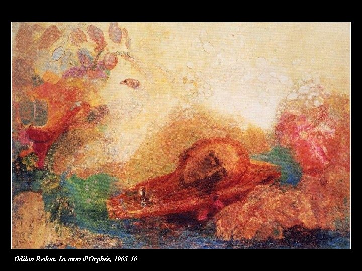 Odilon Redon, La mort d'Orphée, 1905 -10 