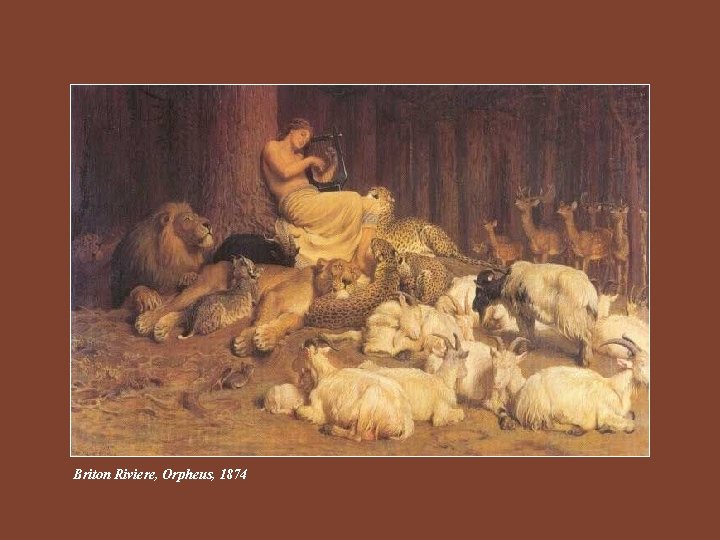 Briton Riviere, Orpheus, 1874 