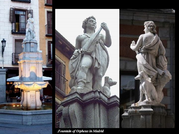 . Fountain of Orpheus in Madrid 