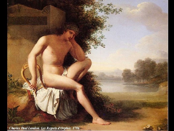 Charles Paul Landon, Les Regrets d'Orphée, 1796 