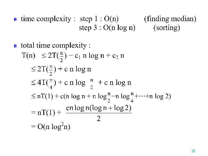 Chapter 2 The Complexity Of Algorithms And The