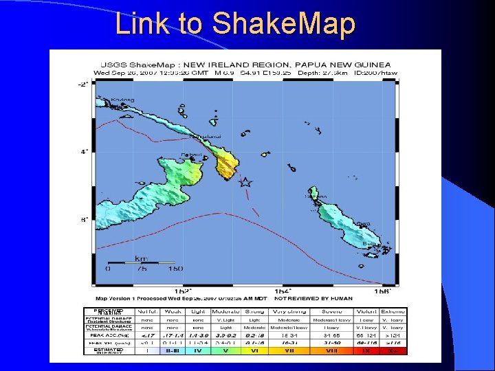 Link to Shake. Map Link to Shake. Map