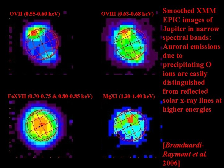 OVII (0. 55 -0. 60 ke. V) Fe. XVII (0. 70 -0. 75 &