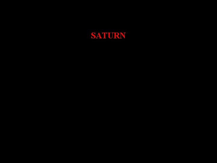 SATURN 