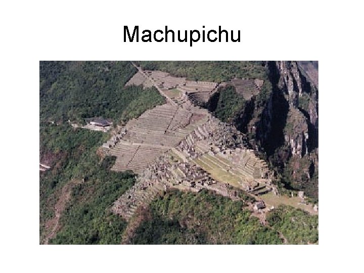 Machupichu 